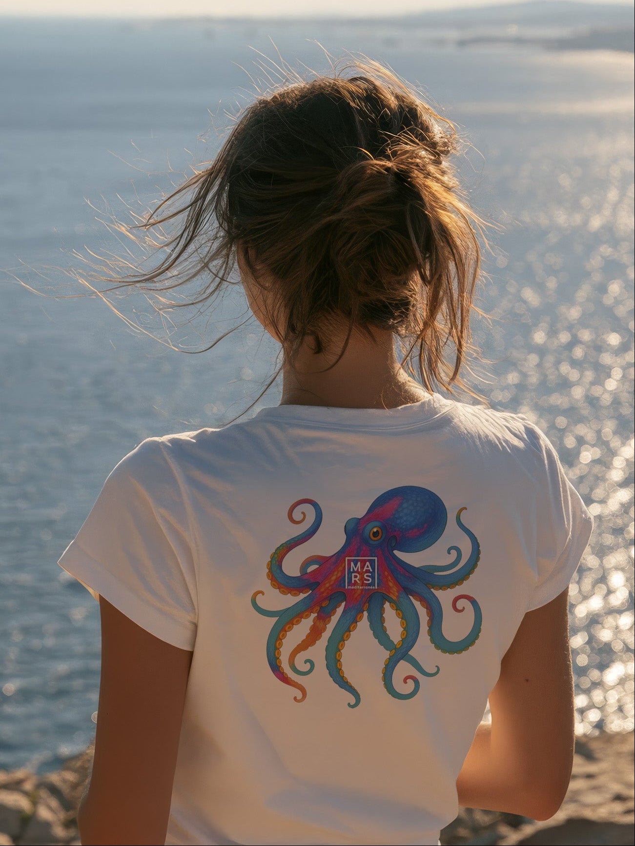 Tee-shirt SIGNATURE blanc POULPE