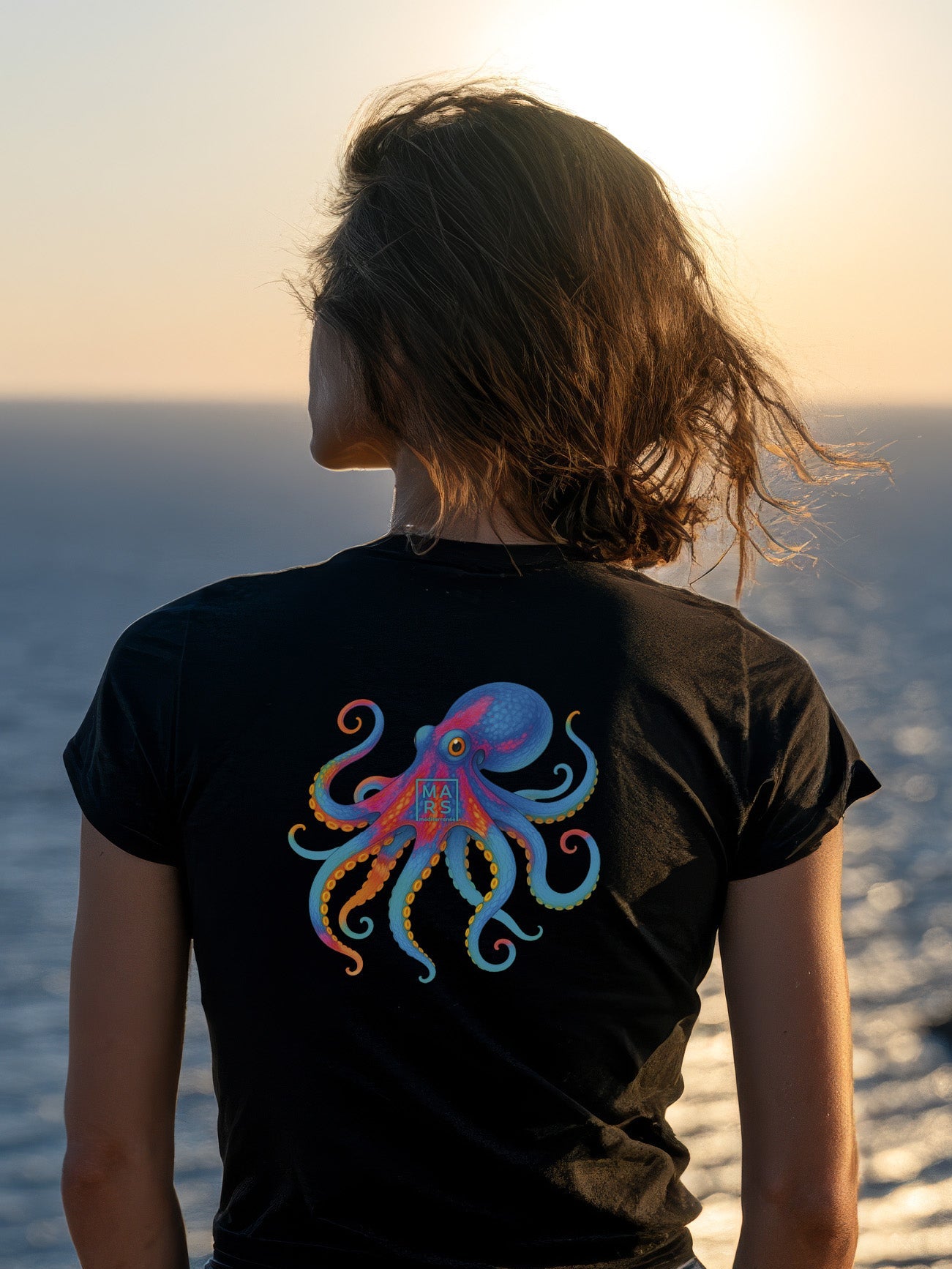 Tee-shirt SIGNATURE noir POULPE