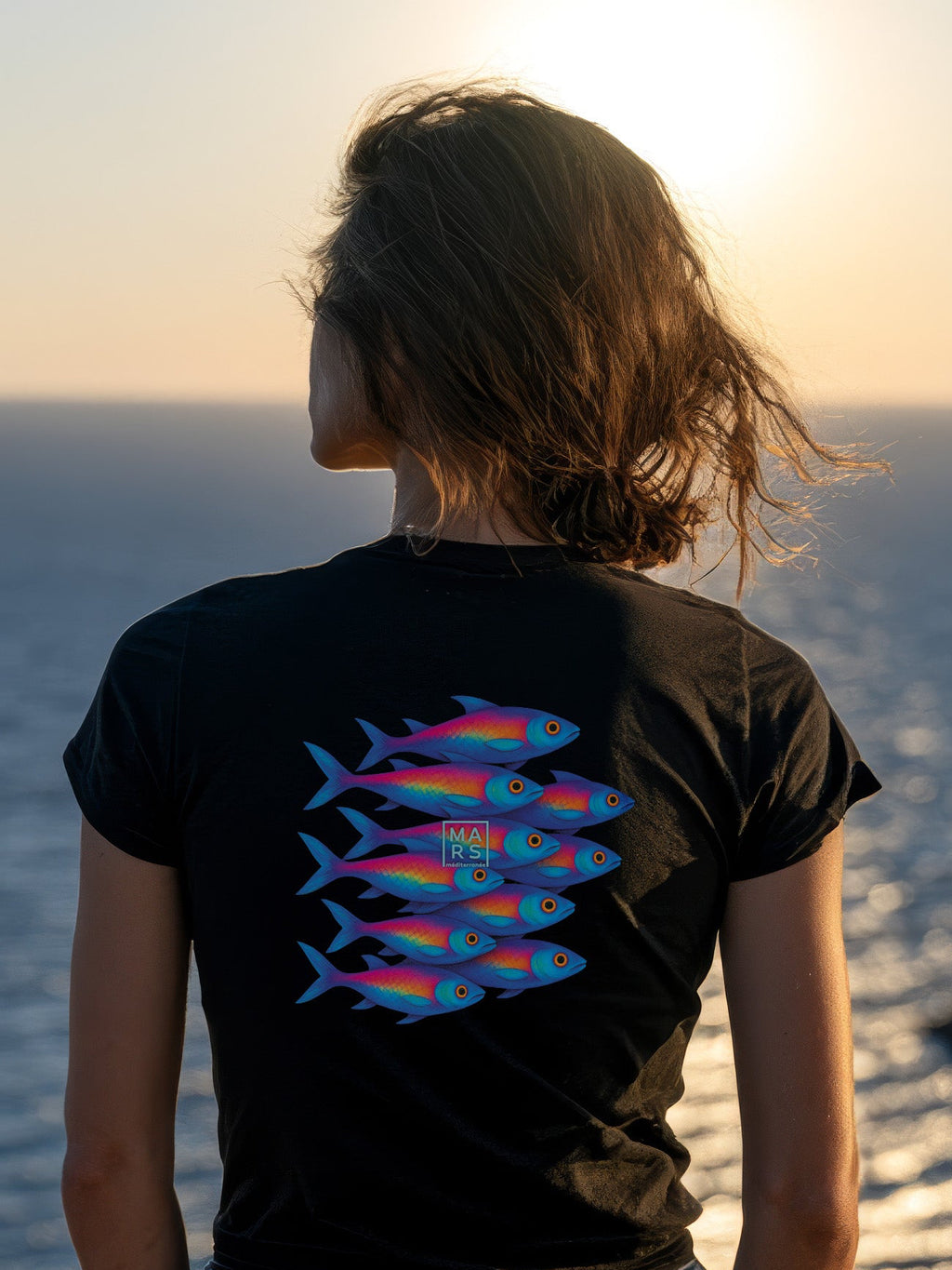 Tee-shirt SIGNATURE noir SARDINES