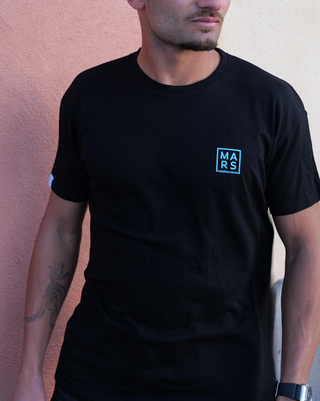 T-Shirt noir POULPE Hommes