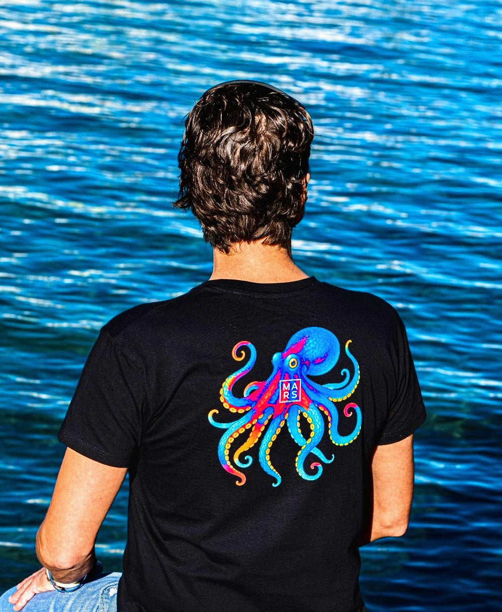 T-Shirt noir POULPE Hommes